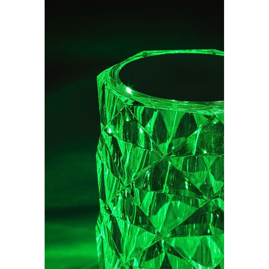 Rabalux 76015 - LED RGB Ljusreglerad bord rechargeable lampa SIGGY LED/1,5W/3,7V 800 mAh