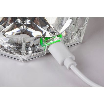 Rabalux 76015 - LED RGB Ljusreglerad bord rechargeable lampa SIGGY LED/1,5W/3,7V 800 mAh