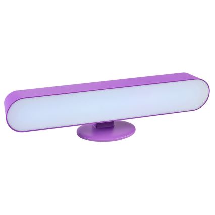 Rabalux - LED RGB Ljusreglerad bordslampa LED/3W/5V lila + fjärrkontroll