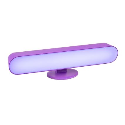 Rabalux - LED RGB Ljusreglerad bordslampa LED/3W/5V lila + fjärrkontroll
