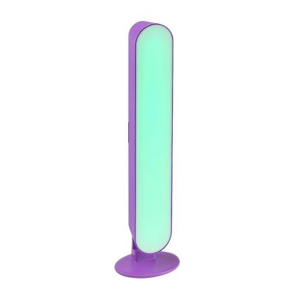 Rabalux - LED RGB Ljusreglerad bordslampa LED/3W/5V lila + fjärrkontroll