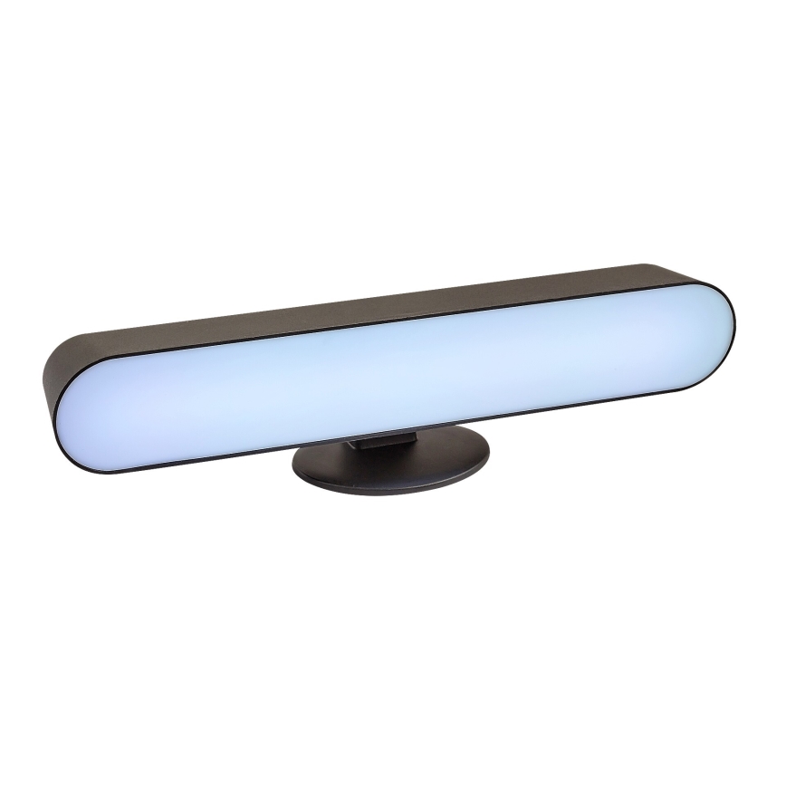 Rabalux - LED RGB Ljusreglerad uppladdningsbar bordslampa LED/3W/5V svart + fjärrkontroll