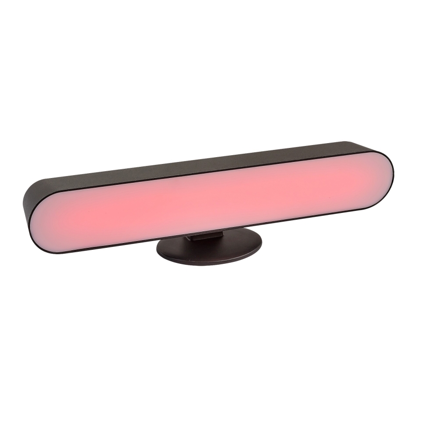 Rabalux - LED RGB Ljusreglerad uppladdningsbar bordslampa LED/3W/5V svart + fjärrkontroll