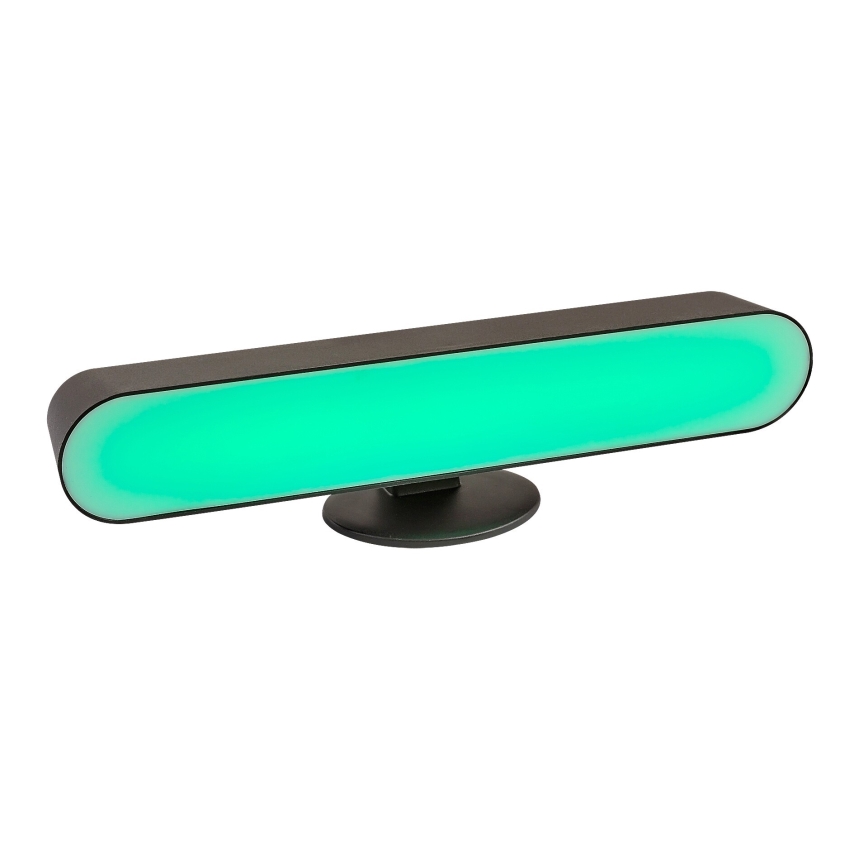 Rabalux - LED RGB Ljusreglerad uppladdningsbar bordslampa LED/3W/5V svart + fjärrkontroll
