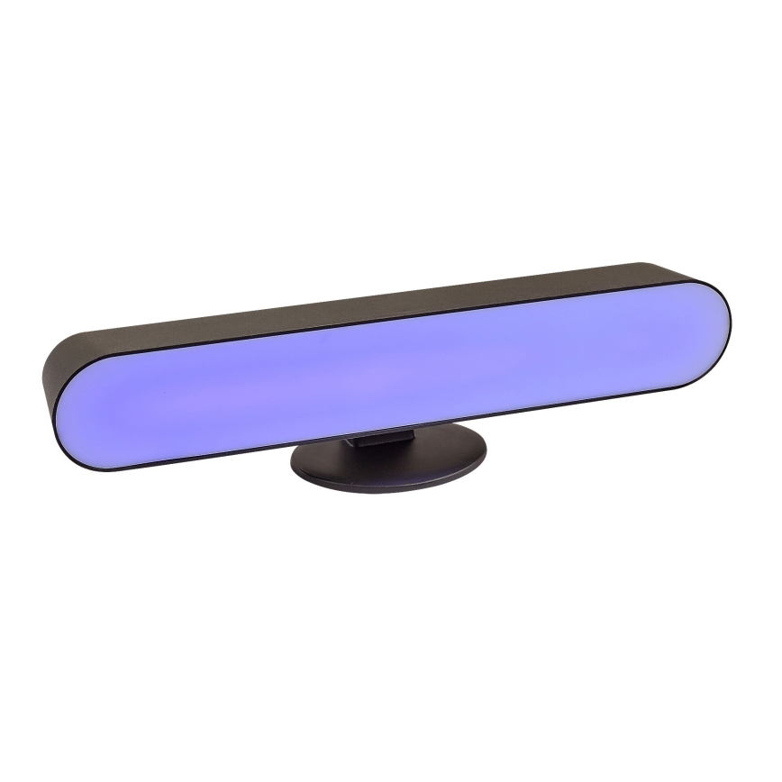 Rabalux - LED RGB Ljusreglerad uppladdningsbar bordslampa LED/3W/5V svart + fjärrkontroll