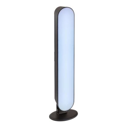 Rabalux - LED RGB Ljusreglerad uppladdningsbar bordslampa LED/3W/5V svart + fjärrkontroll