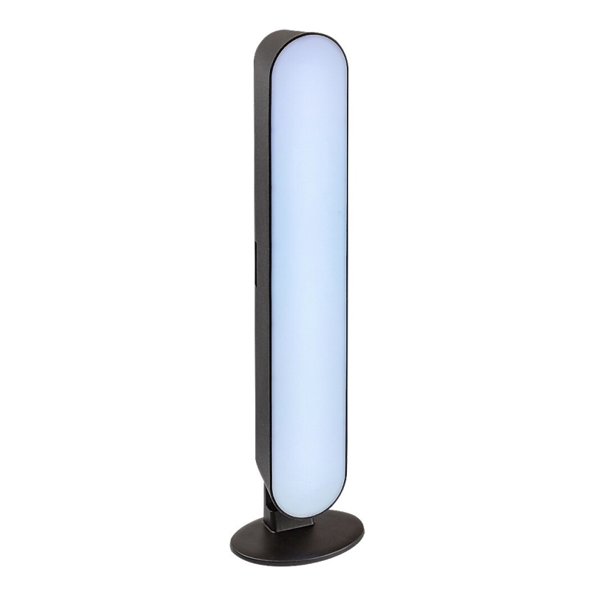 Rabalux - LED RGB Ljusreglerad uppladdningsbar bordslampa LED/3W/5V svart + fjärrkontroll
