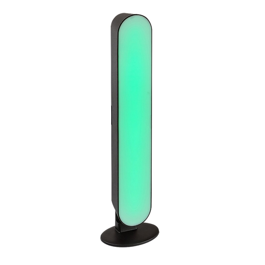 Rabalux - LED RGB Ljusreglerad uppladdningsbar bordslampa LED/3W/5V svart + fjärrkontroll