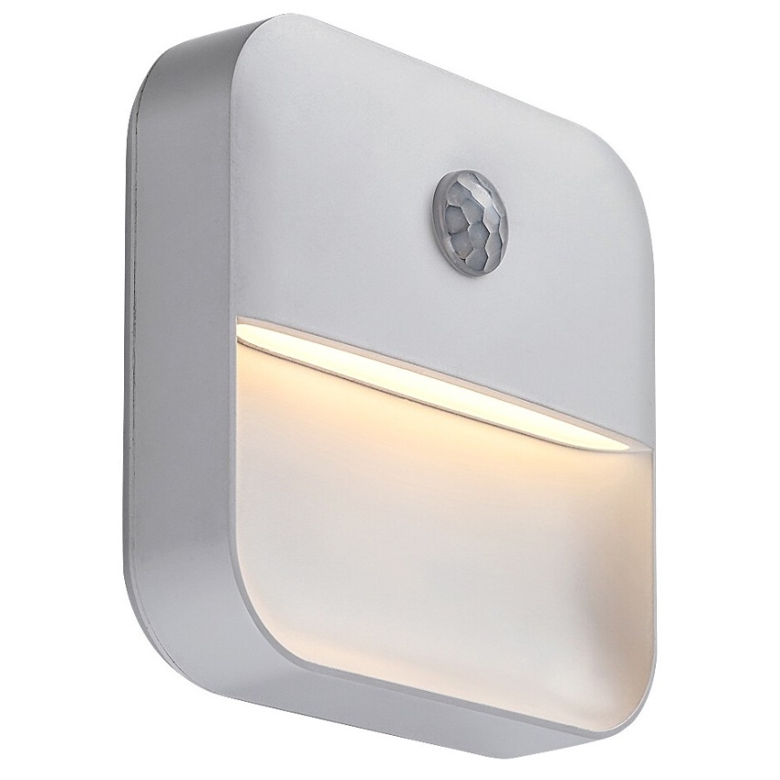 Rabalux - LED Natt rechargeable belysning med sensor LED/0,15W/3,7V 3000K 300 mAh