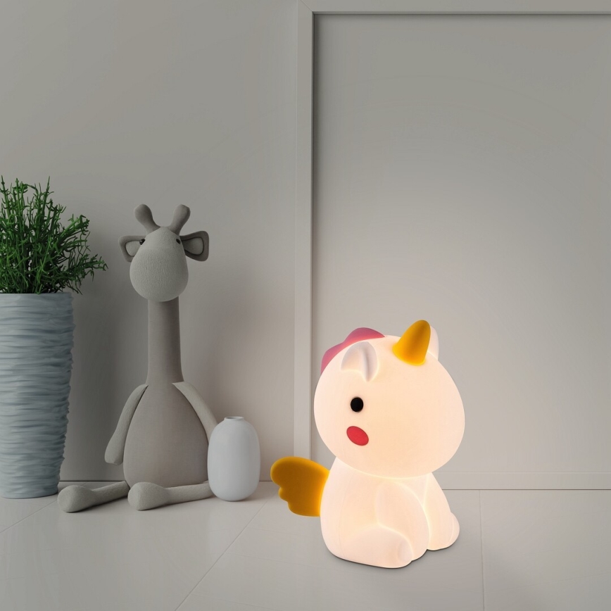 Rabalux - LED RGB Ljusreglerad beröring rechargeable children's liten lampa LED/0,45W/5V