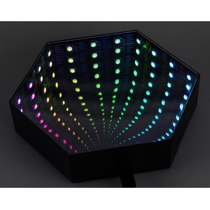 Rabalux - LED RGB Dimbart skrivbordslampa LED/1W/5V/3xAA + fjärrkontroll