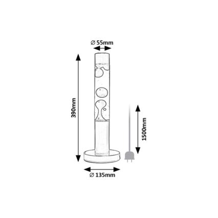 Rabalux - LED Lavalampa LED/25W/230V