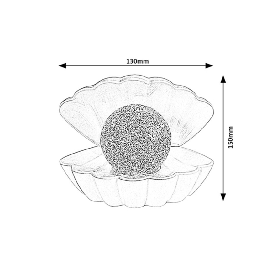 Rabalux - LED RGB Dekorationslampa LED/0,8W/3xAAA