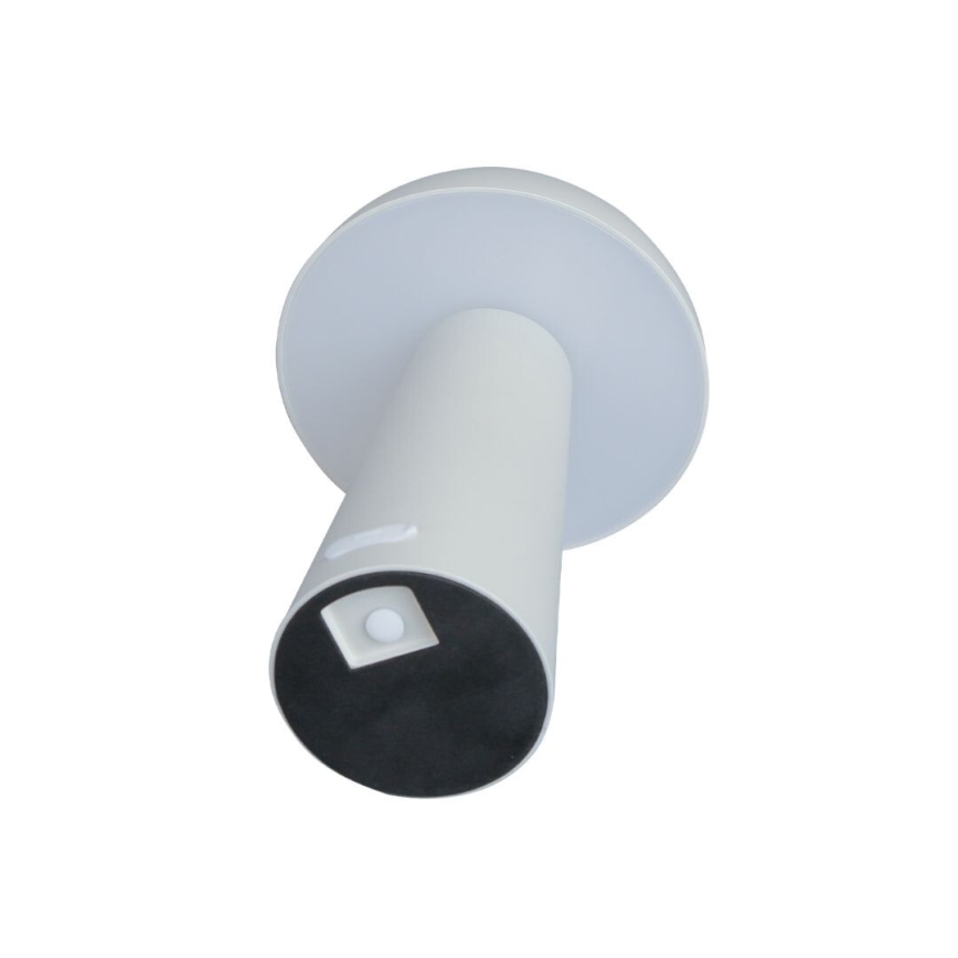 Rabalux - LED dimbar beröringsstyrd uppladdningsbar utomhuslampa LED/1,5W/5V IP44 1200 mAh USB vit