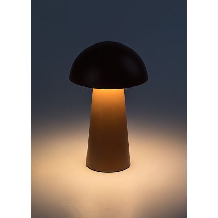 Rabalux - Dimmbar beröringsstyrd uppladdningsbar utomhuslampa LED/1,5W/5V IP44 1200 mAh USB brun