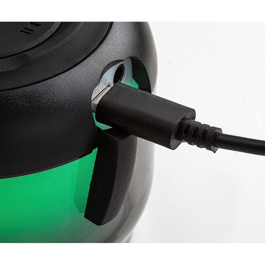 Rabalux - RGB Bordslampa med en högtalare RGB/3W/3,7V 500mAh