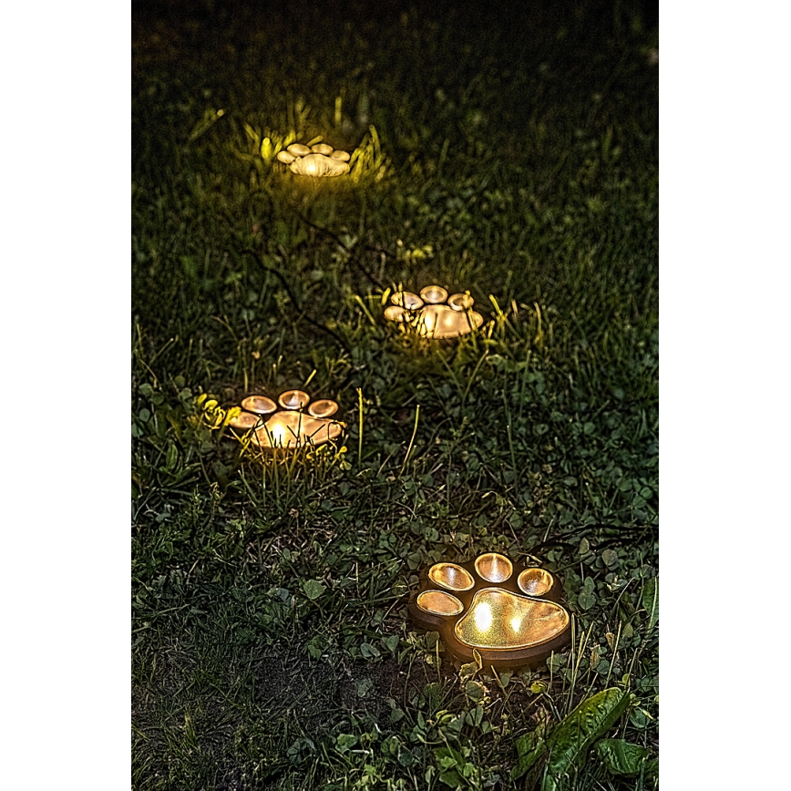 Rabalux - LED Solcellslampa 4xLED/0,06W/1,2V IP44 600 mAh
