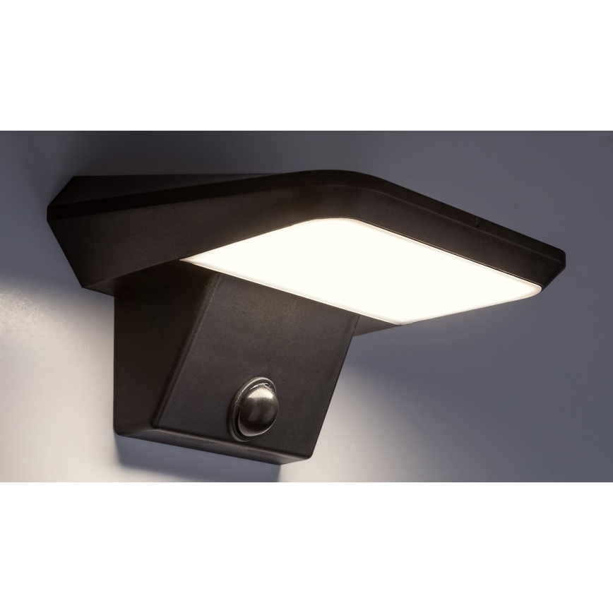 Rabalux - LED Solcellsbelysning med en sensor LED/10W/3,7V IP44 1200 mAh