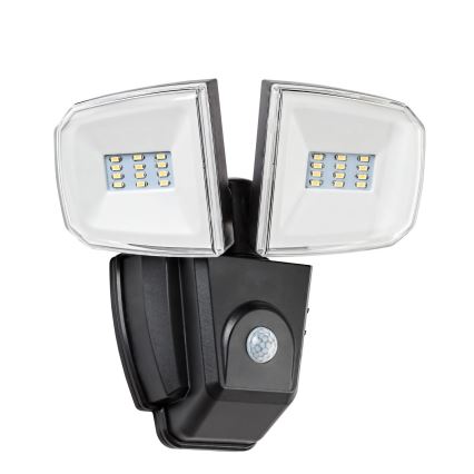 Rabalux - Solcellstrålkastare med sensor LED/12W/3,7V IP44 4000 mAh