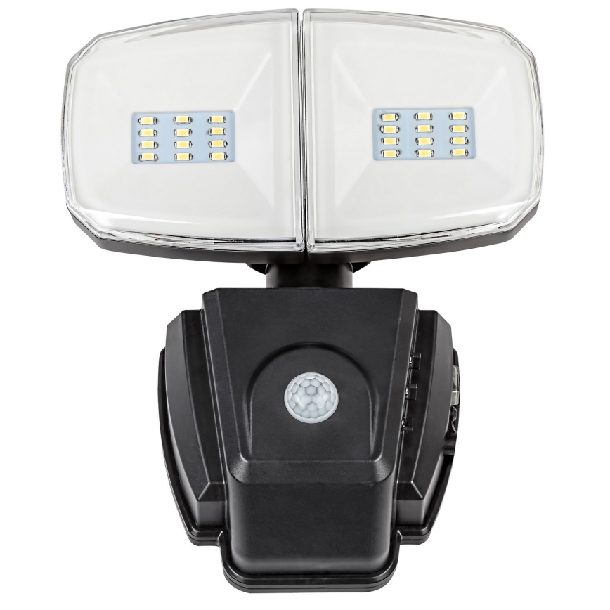 Rabalux - Solcellstrålkastare med sensor LED/12W/3,7V IP44 4000 mAh