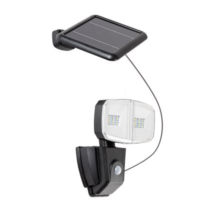 Rabalux - Solcellstrålkastare med sensor LED/12W/3,7V IP44 4000 mAh