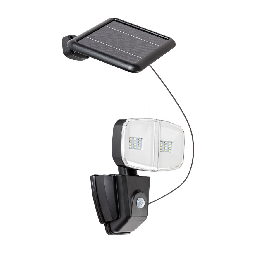 Rabalux - Solcellstrålkastare med sensor LED/12W/3,7V IP44 4000 mAh