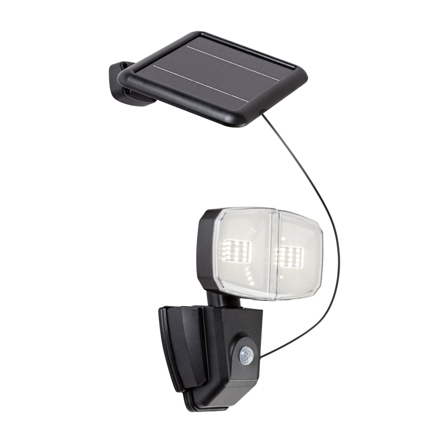 Rabalux - Solcellstrålkastare med sensor LED/12W/3,7V IP44 4000 mAh