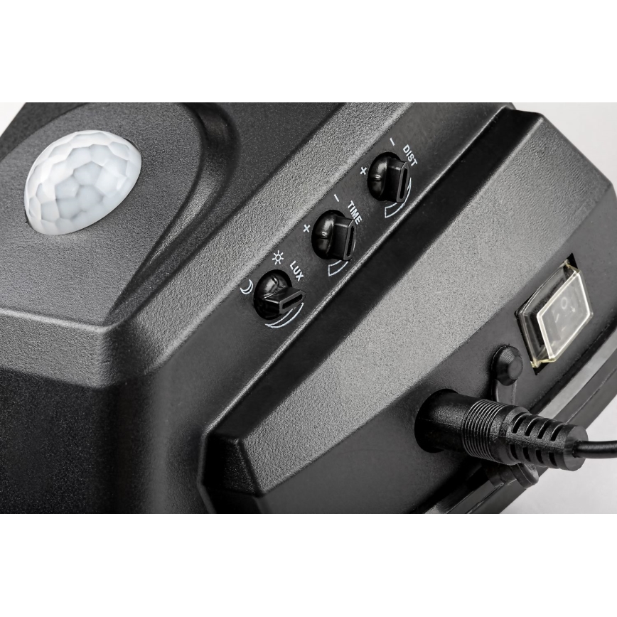 Rabalux - Solcellstrålkastare med sensor LED/12W/3,7V IP44 4000 mAh