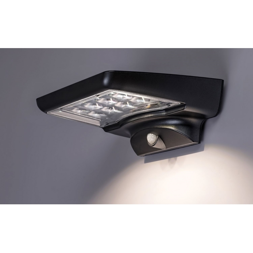 Rabalux - LED solcellsbelysning med en sensor LED/4W/3,7V IP44