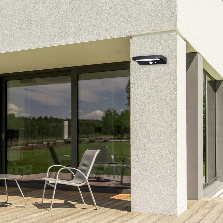Rabalux - LED solcellsbelysning med en sensor LED/6W/3,7V IP44