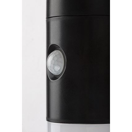 Rabalux - LED RGB Solcellsvägglampa med sensor LED/1W/3,7V IP44 svart