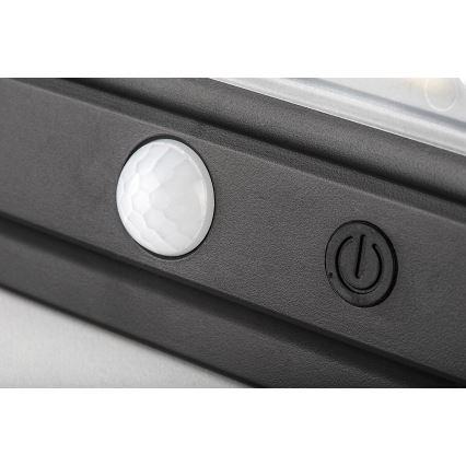 Rabalux - LED solcell väggbelysning med sensor LED/7W/3,7V IP54 svart