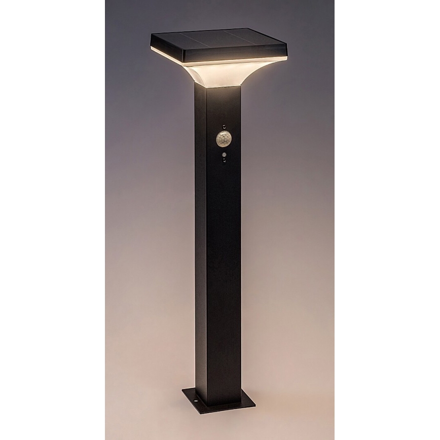 Rabalux - LED solcellslampa med sensor LED/4W/3,7V IP44 svart