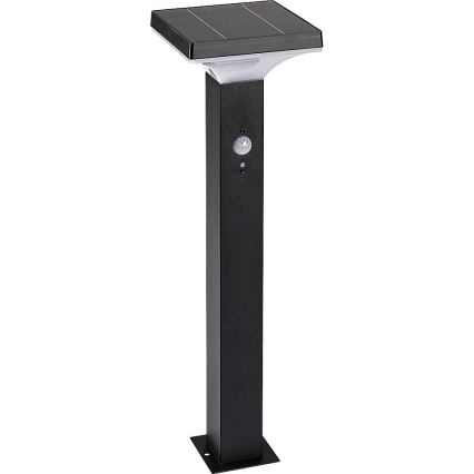Rabalux - LED solcellslampa med sensor LED/4W/3,7V IP44 svart