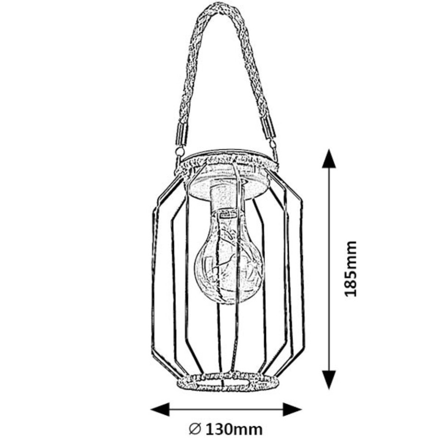 Rabalux - LED solcellsbelysning LED/0,2W/1,2V IP44