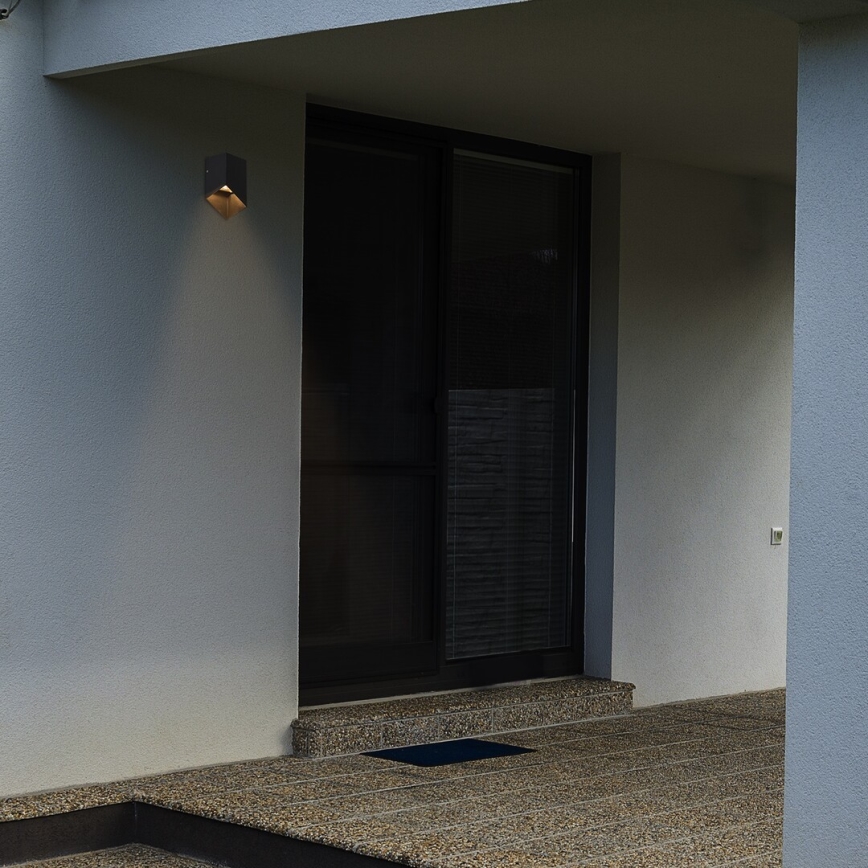Rabalux - LED vägglampa för utomhusbruk LED/5W/230V IP54 svart