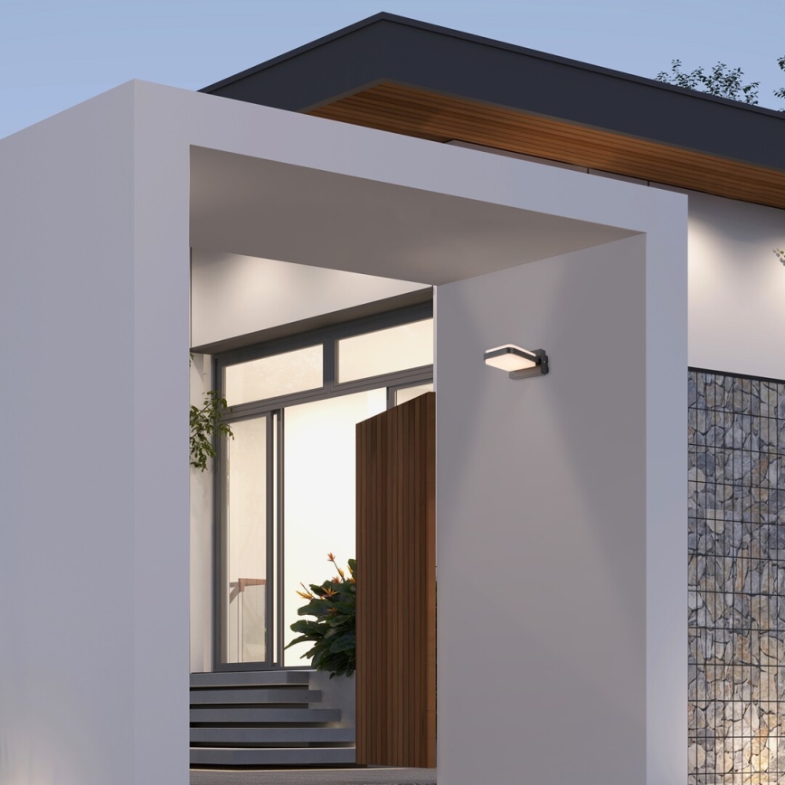 Rabalux - LED vägglampa för utomhusbruk LED/12W/230V IP44 svart