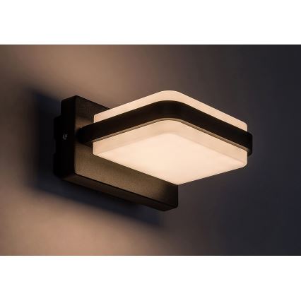 Rabalux - LED vägglampa för utomhusbruk LED/12W/230V IP44 svart