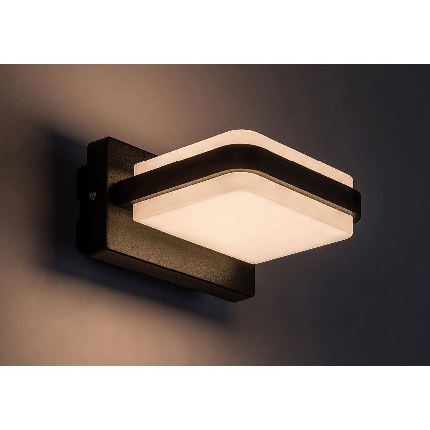 Rabalux - LED vägglampa för utomhusbruk LED/12W/230V IP44 svart