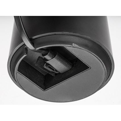 Rabalux - LED Dimbar touch uppladdningsbar bordslampa LED/5W/5V IP44 svart