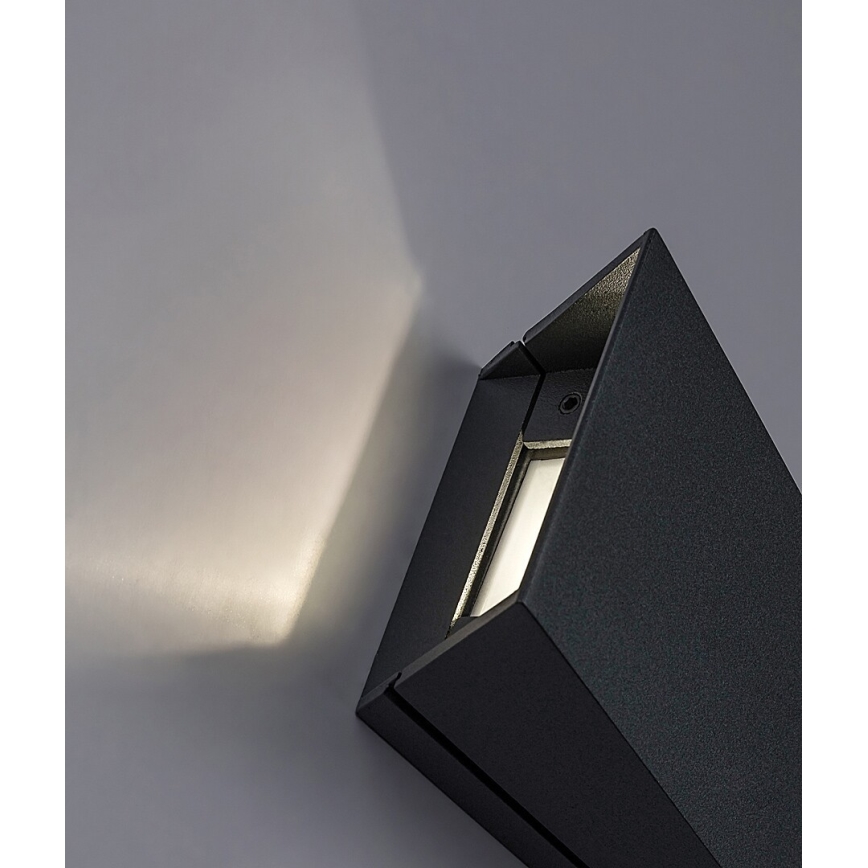 Rabalux - LED vägglampa för utomhusbruk LED/3W/230V IP65 antracit