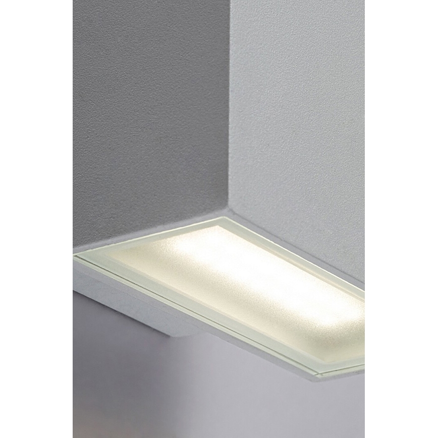 Rabalux - LED vägglampa för utomhusbruk LED/7W/230V IP54 vit