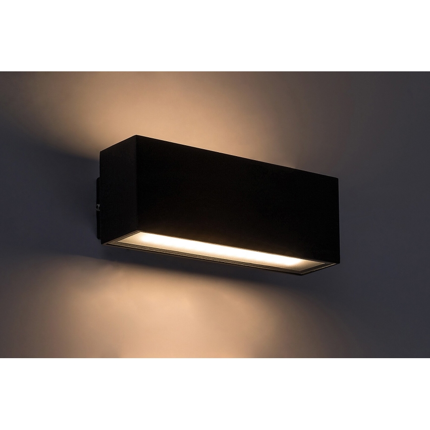 Rabalux - LED vägglampa för utomhusbruk LED/10W/230V IP54 svart