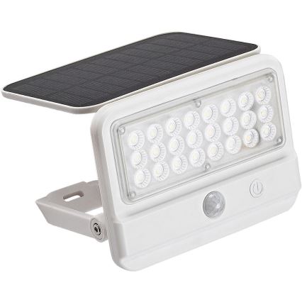 Rabalux - LED solcell väggbelysning med sensor LED/7W/3,7V IP54 vit
