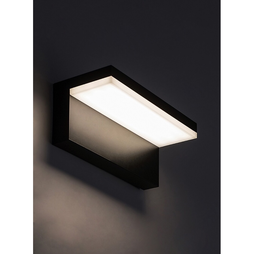 Rabalux - LED vägglampa för utomhusbruk LED/10W/230V IP54 svart