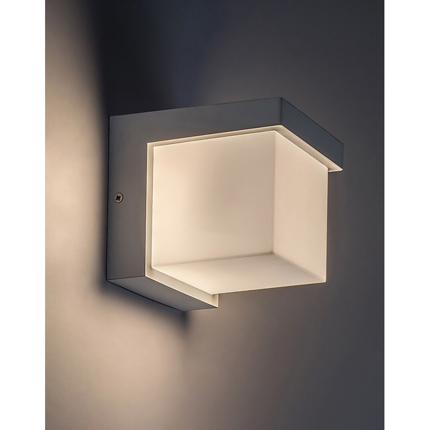 Rabalux - LED vägglampa för utomhusbruk LED/10W/230V IP54 vit
