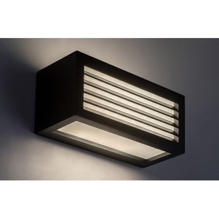 Rabalux - LED vägglampa för utomhusbruk LED/10W/230V IP54 svart