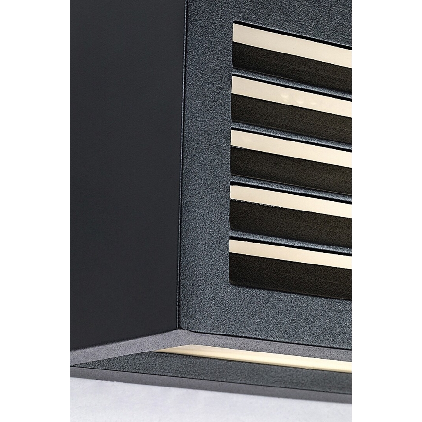 Rabalux - LED vägglampa för utomhusbruk LED/10W/230V IP54 svart