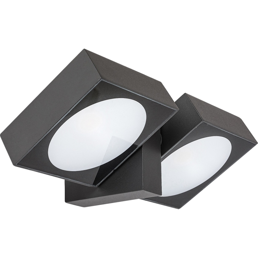Rabalux - LED Utomhus wall flexible belysning 2xLED/7W/230V IP54 antracit