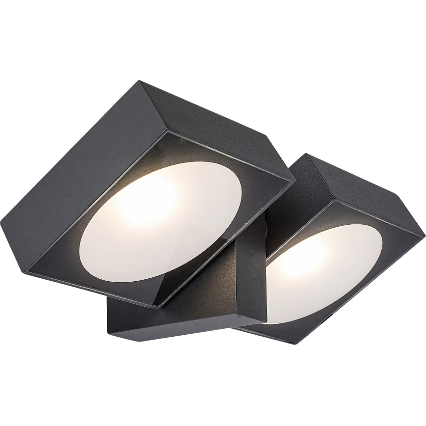 Rabalux - LED Utomhus wall flexible belysning 2xLED/7W/230V IP54 antracit